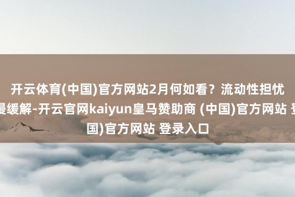 開云體育(中國(guó))官方網(wǎng)站　　2月何如看？流動(dòng)性擔(dān)憂有望慢慢緩解-開云官網(wǎng)kaiyun皇馬贊助商 (中國(guó))官方網(wǎng)站 登錄入口